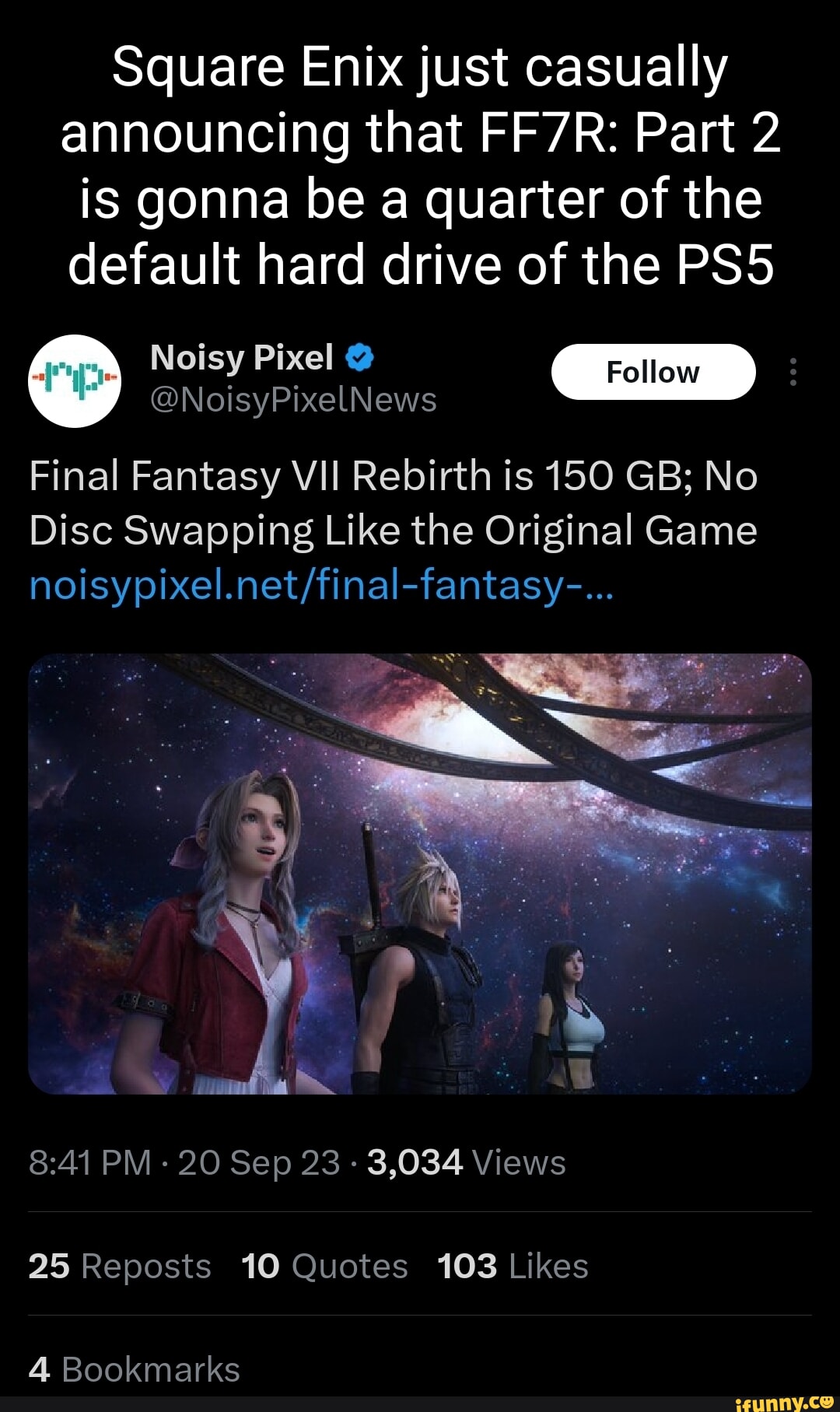 Final Fantasy VII Rebirth Preview - Noisy Pixel