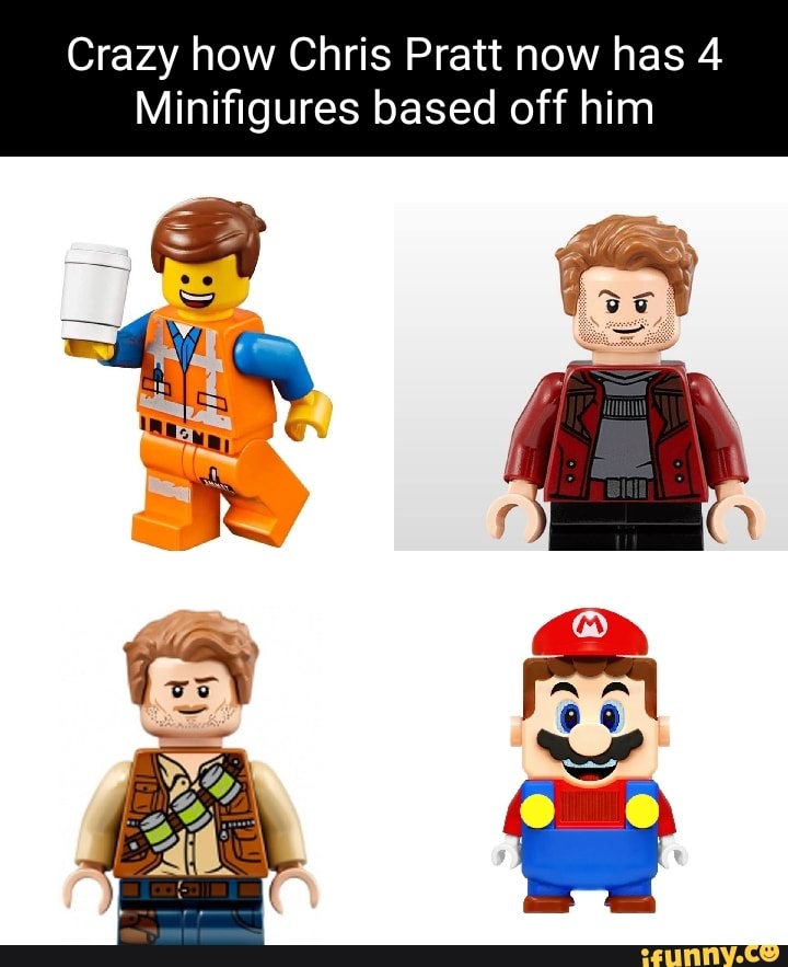 Chris pratt lego discount minifigures