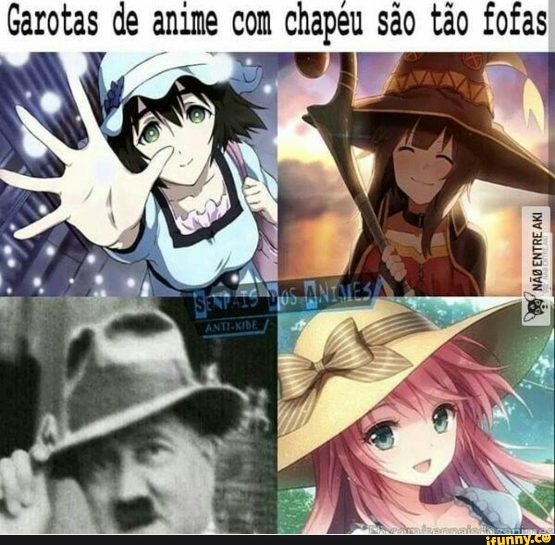 Garotas de anime com chapeu são tão fofas - iFunny Brazil