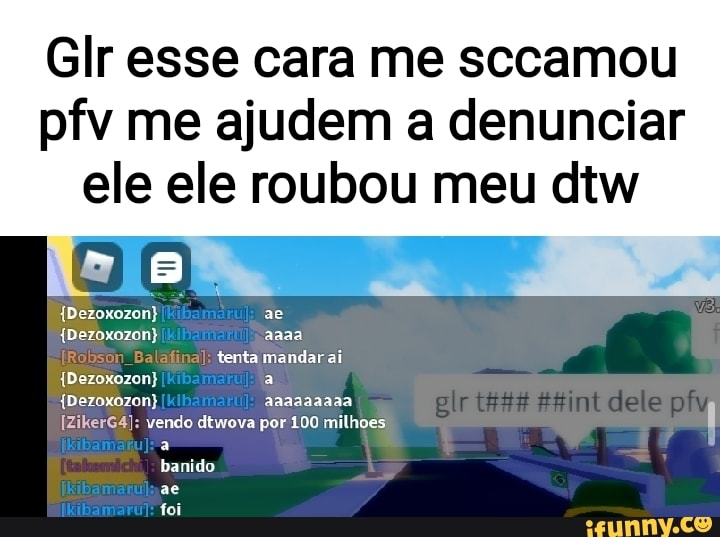 Como banir ou denunciar uma conta no Roblox?