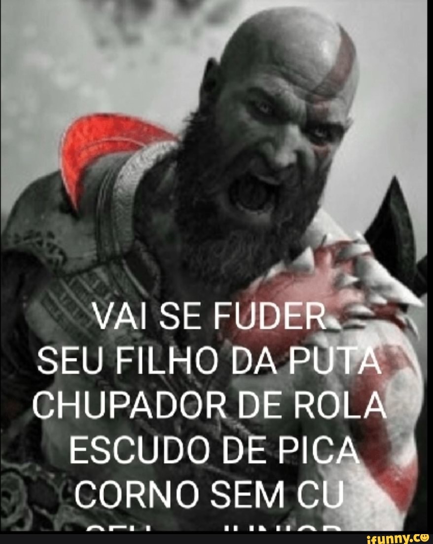 VAI SE FUDER SEU FILHO DA PUTA CHUPADOR DE ROLA ESCUDO DE PICA I CORNO ara  SEM CU ara 114 ra - iFunny Brazil