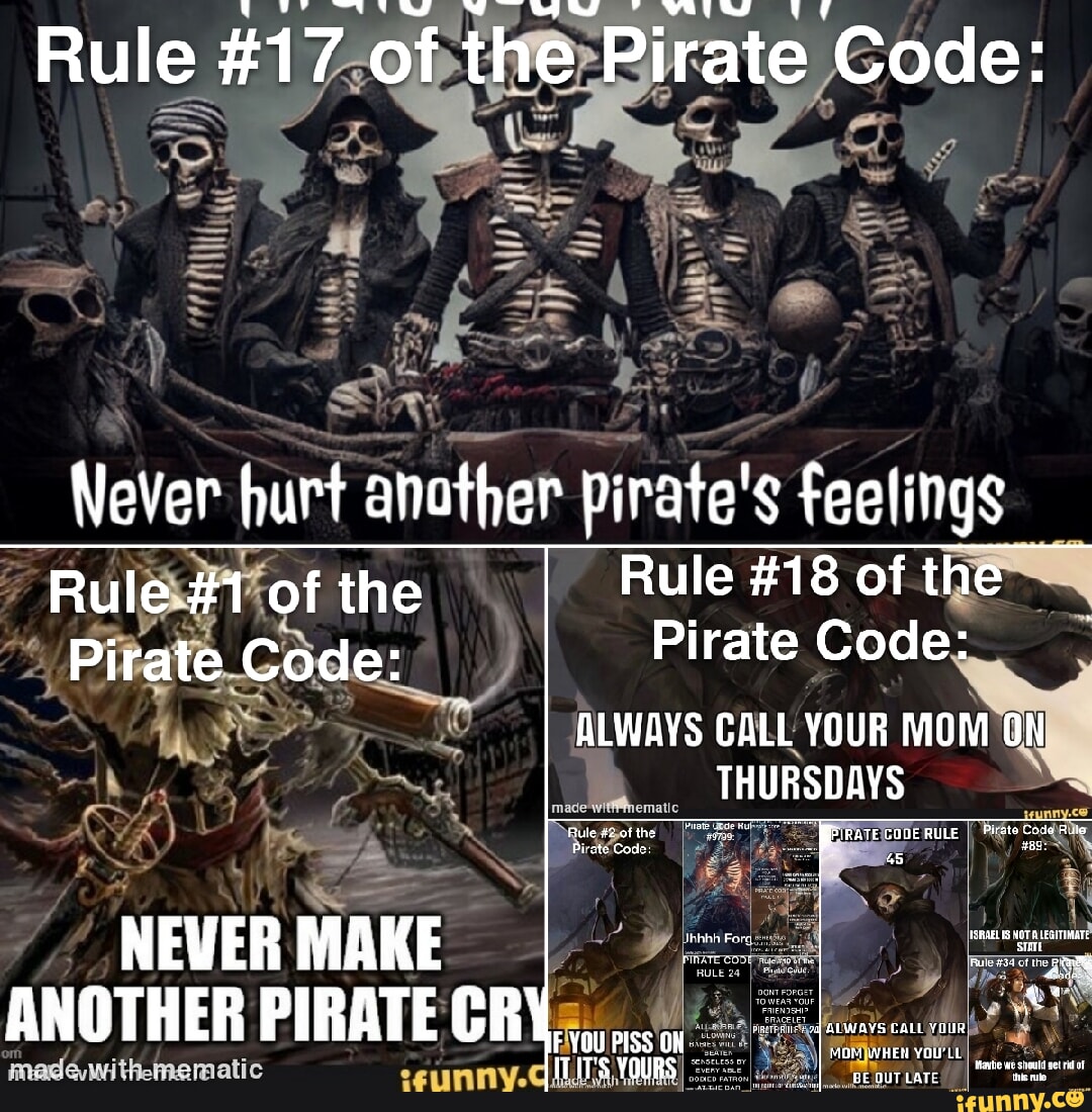 pirate code rule : r/196