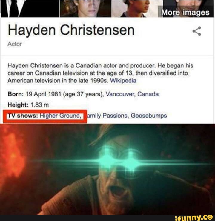 Hayden Christensen Actor I Hayden Christensen is a Canadian actor and