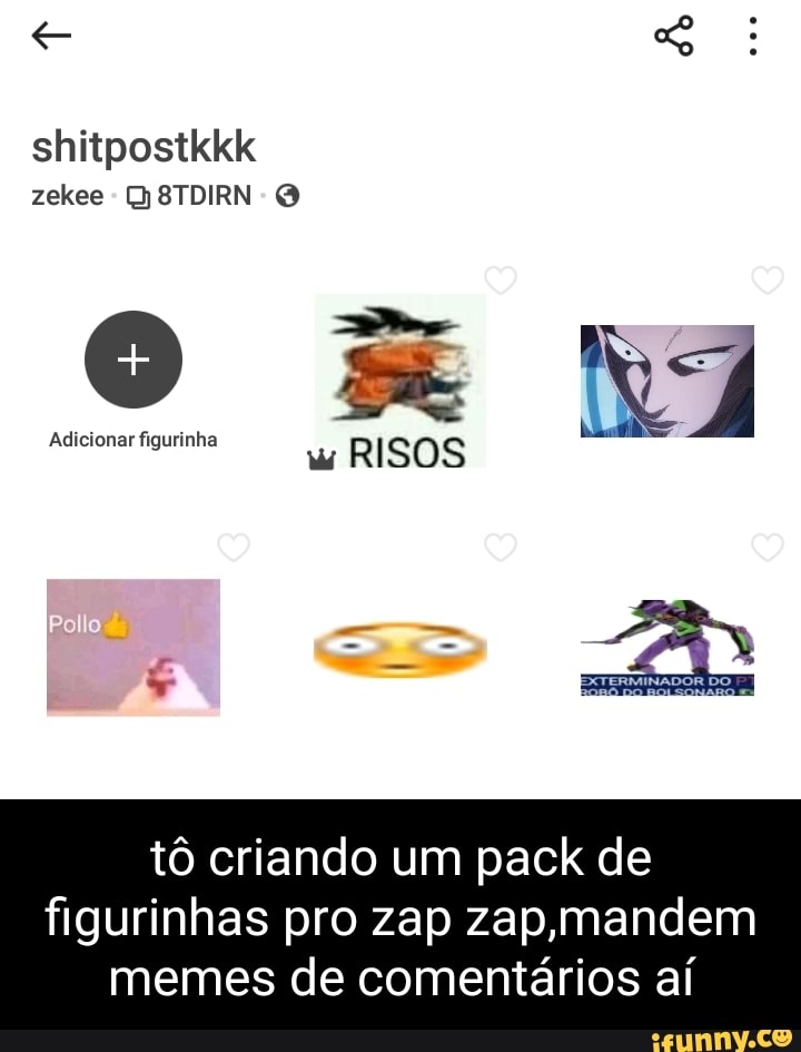 memes para figurinha