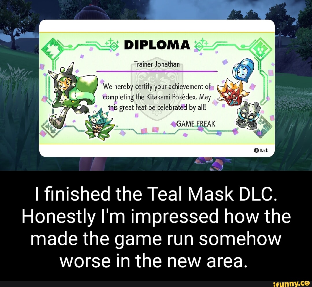 THIS is What you Get for Completing the Teal Mask Pokedex in