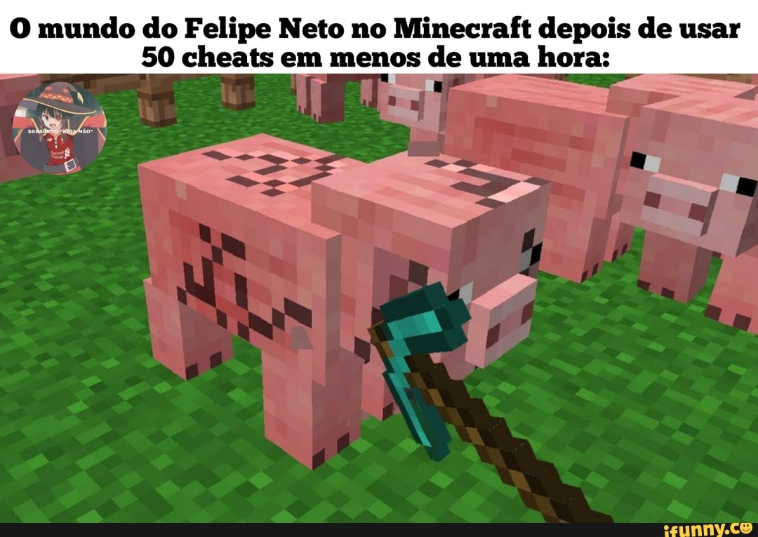 Como entrar no mundo do Felipe Neto no Minecraft
