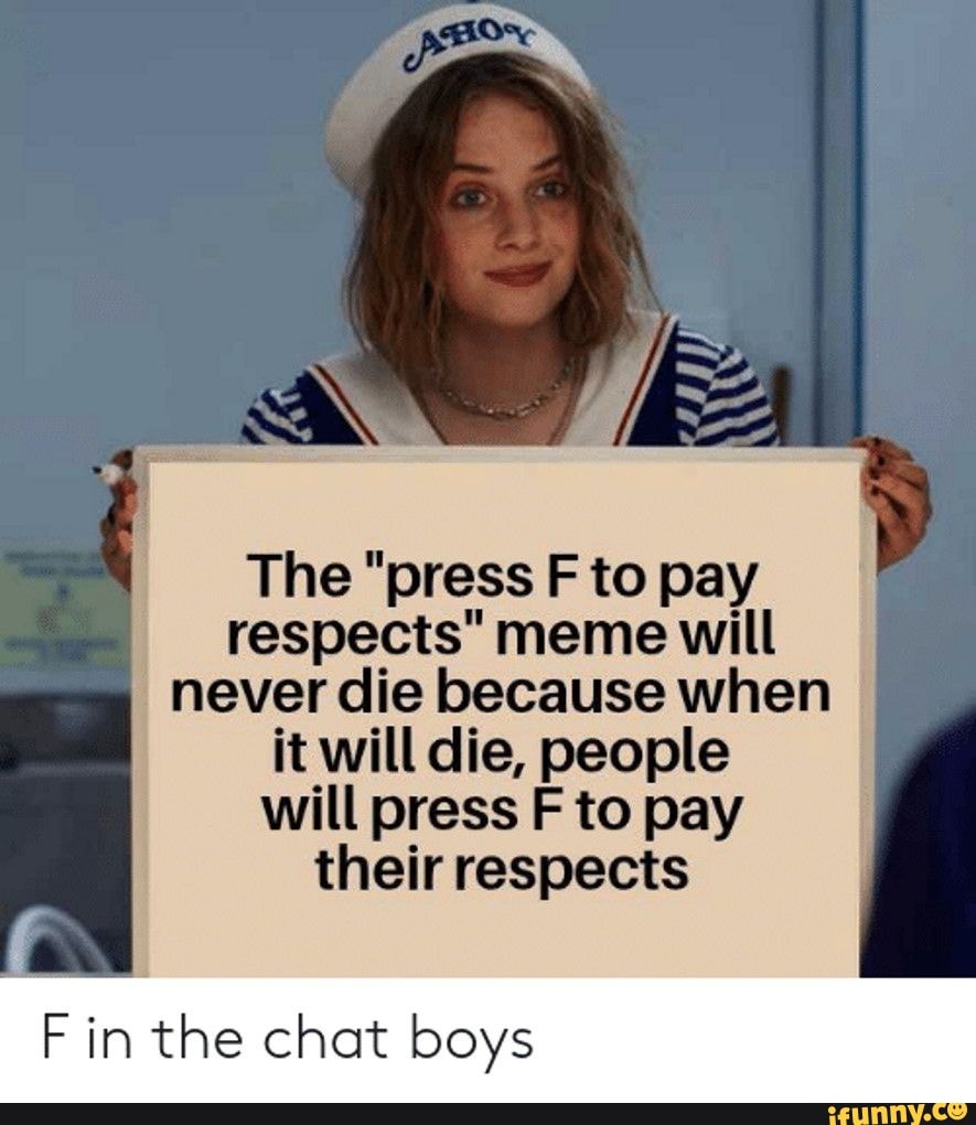 Where Does The Press F To Pay Respects Meme Come From?