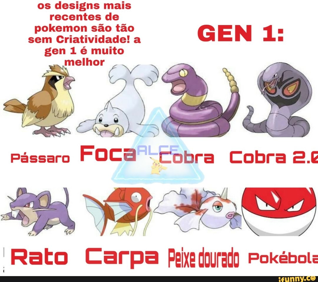 Pokémons pássaros são tipo: - iFunny Brazil