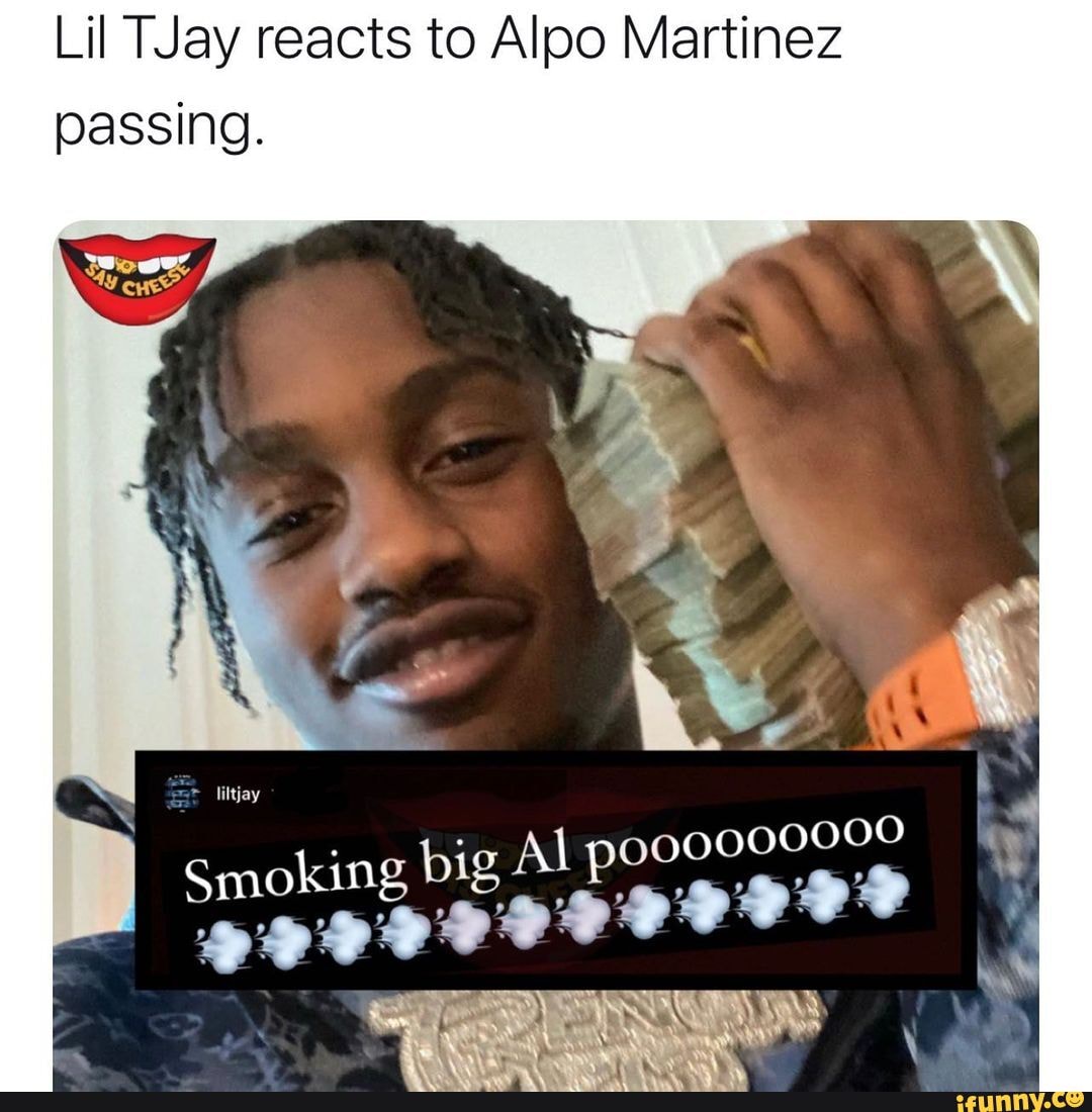 Lil TJay reacts to Alpo Martinez passing. big Al po JOOOOOO - iFunny Brazil