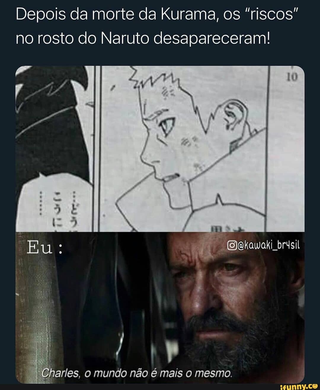 Boruto Brasil - A Kurama morreu e os risquinhos no rosto do Naruto