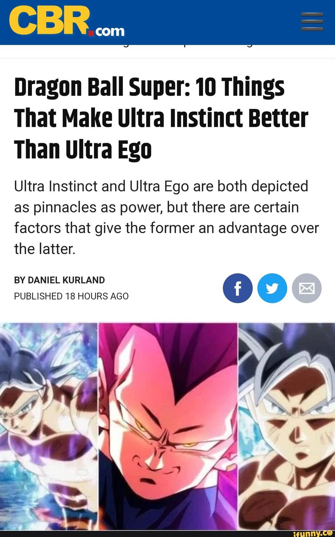 Dragon Ball Super: 10 Things That Make Ultra Instinct Better Than Ultra Ego
