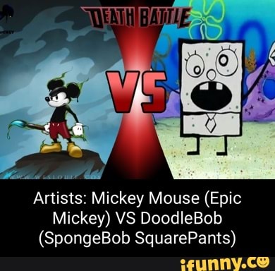 spongebob vs mickey mouse