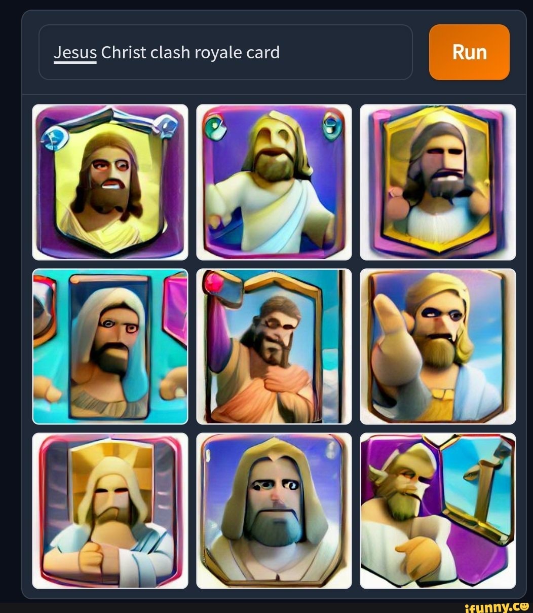 Jesus Christ clash royale card Run - iFunny Brazil