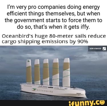 Oceanbird's huge 80-meter sails reduce cargo shipping emissions by 90%