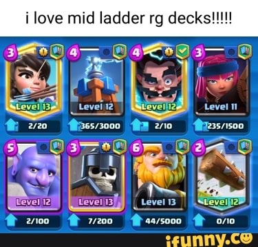 Clash Royale mid ladder deck