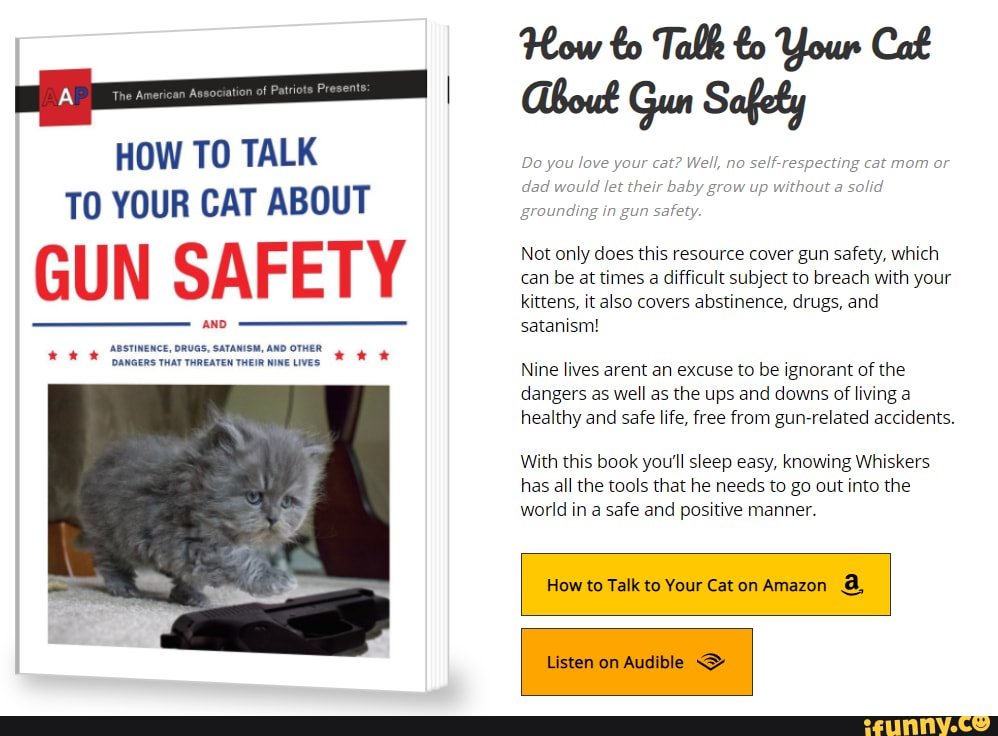 You cannot ever be to save with your cats! - HOW TO TALK TO YOUR