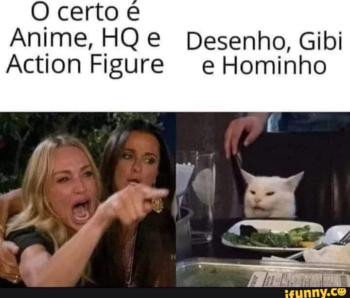 Memes acessíveis - Quadrinho com 6 cenas: Um boneco de cabeça