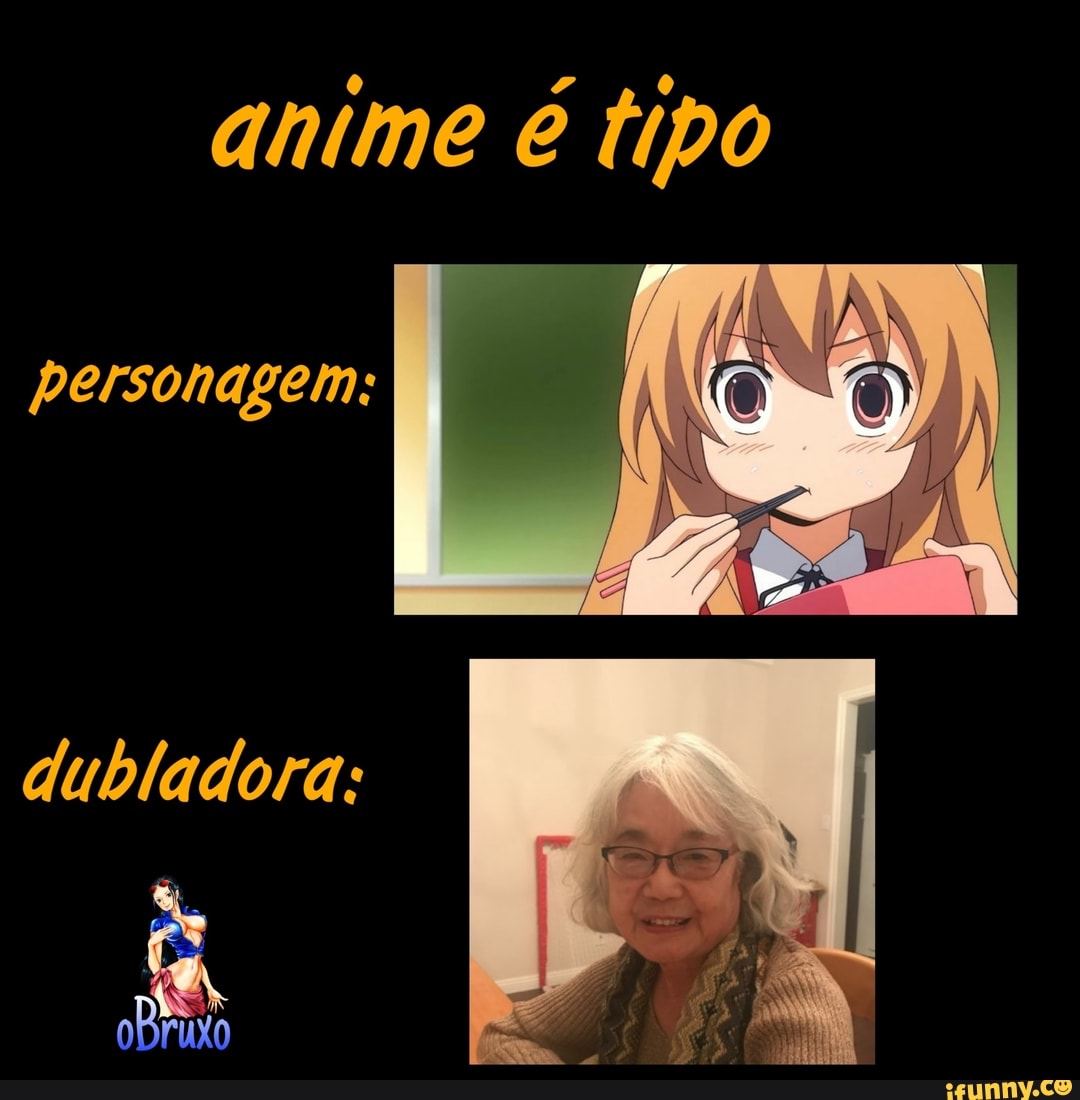 Personagens Com os Mesmos Dubladores! on X: Aquele tipo de anime