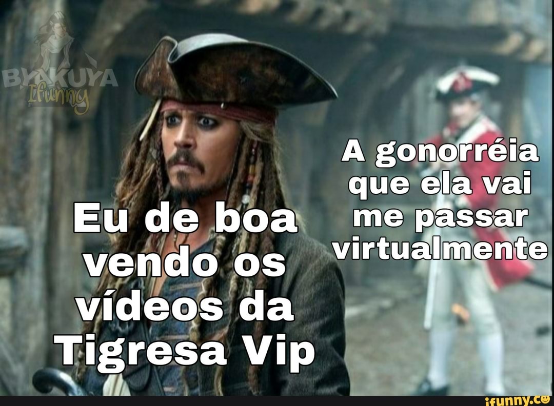 A gonoíréia que ela vai Eu de boa me passar vendo os virtualmente vídeos da Tigresa  Vip - iFunny Brazil