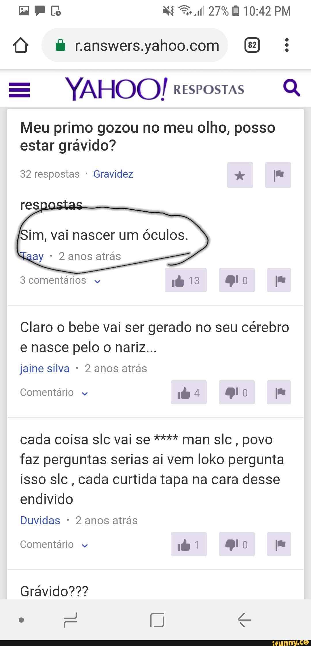 QUANDO (OS COMENTÁRIOS É O PRÓPRIO MEME jovem e 7 anos atrás e 1 mês atrás