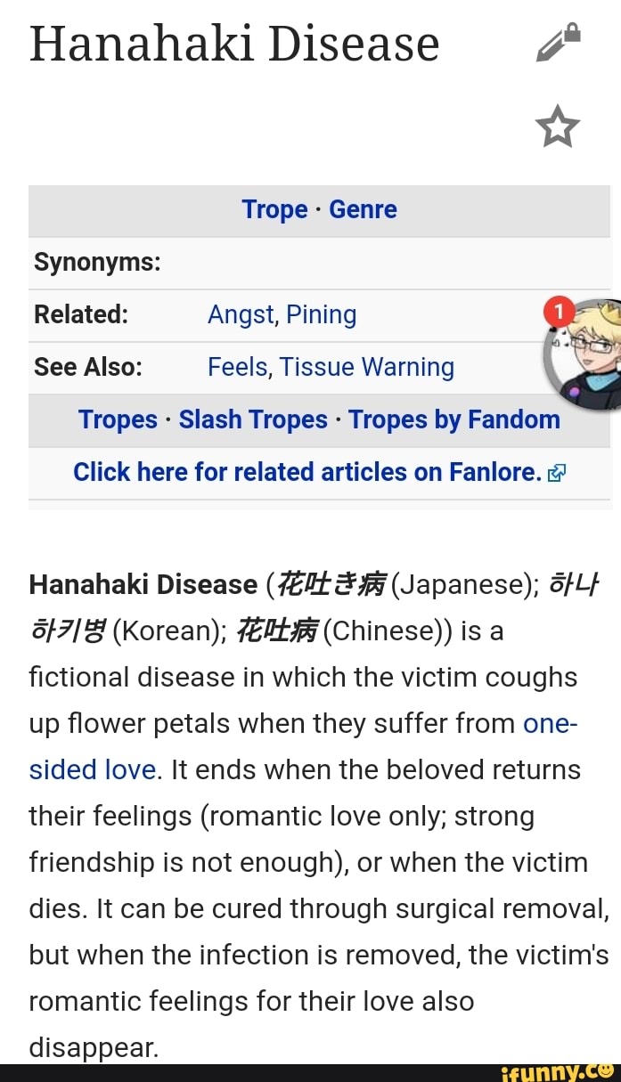 Hanahaki Diseased Will., Wiki