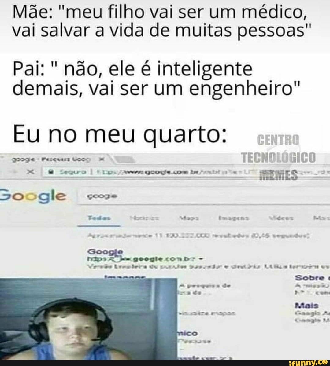 Pai Google e mãe Face