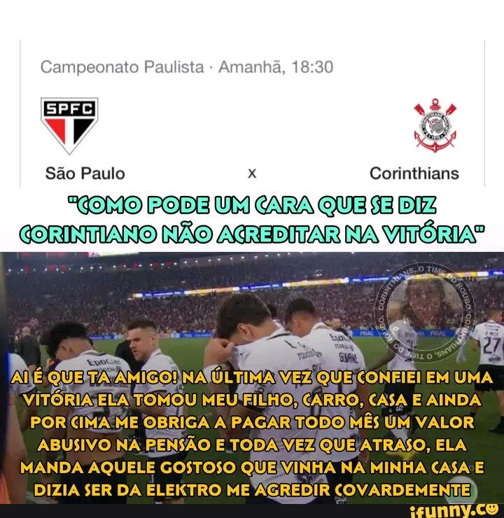 Os melhores memes da vitória do São Paulo diante do Corinthians