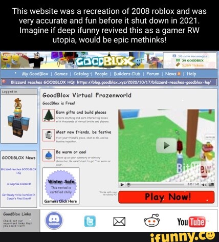 Roblox in 2008 - Web Design Museum