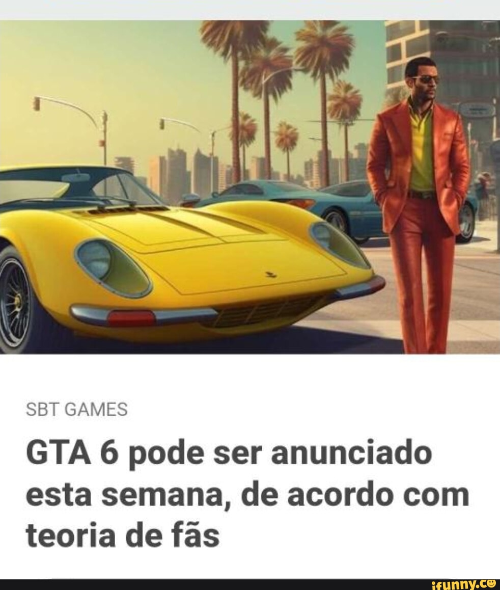 Novo GTA 6 pode ser lançado em breve e teorias dos fãs estão