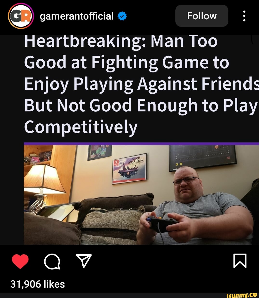 Heartbreaking: Man Too Good at Fighting Game to Enjoy Playing Against  Friends But Not Good Enough to Play Competitively