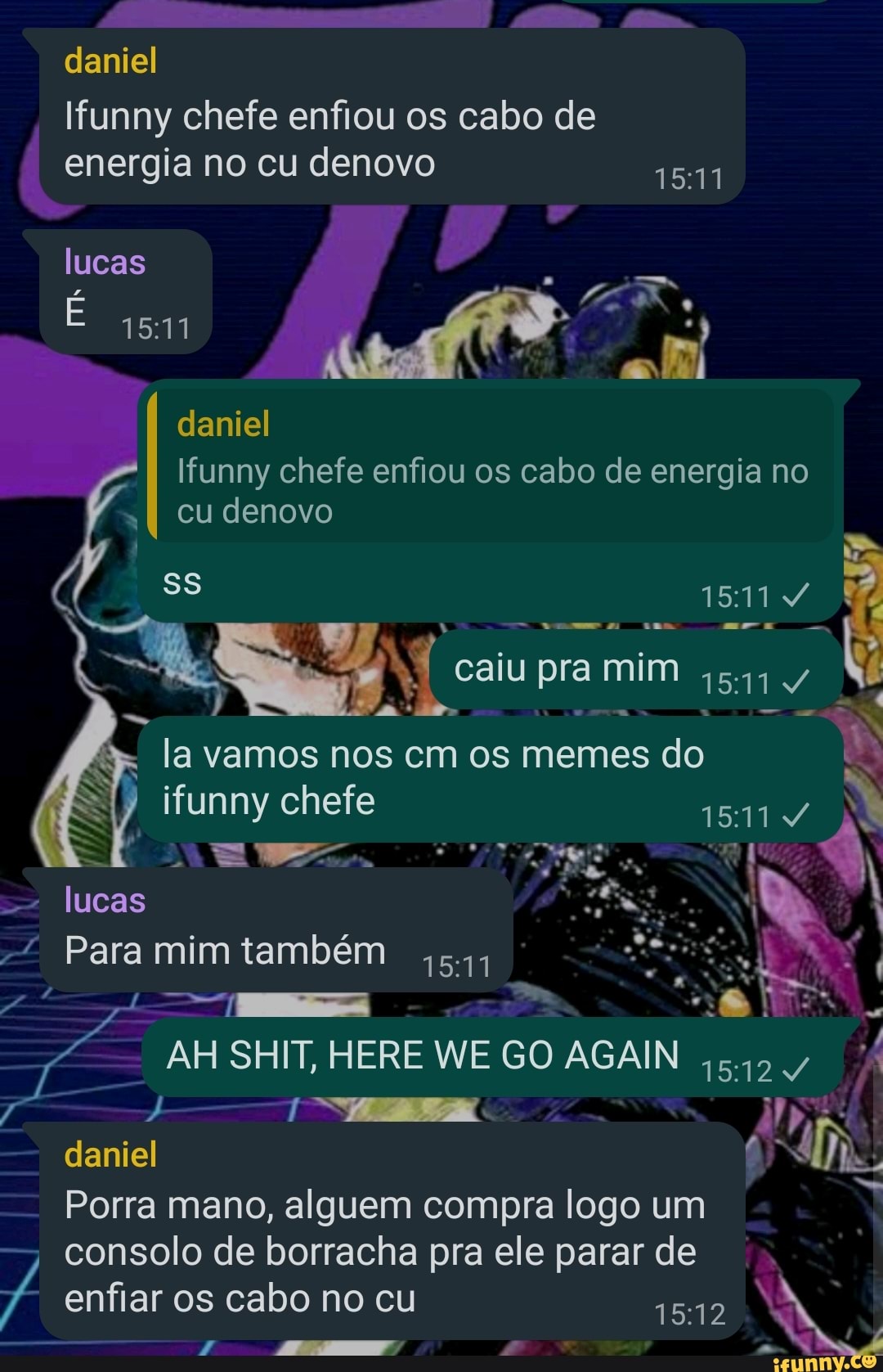 Daniel funny chefe enfiou os cabo de energia no cu denovo lucas daniel  funny chefe enfiou