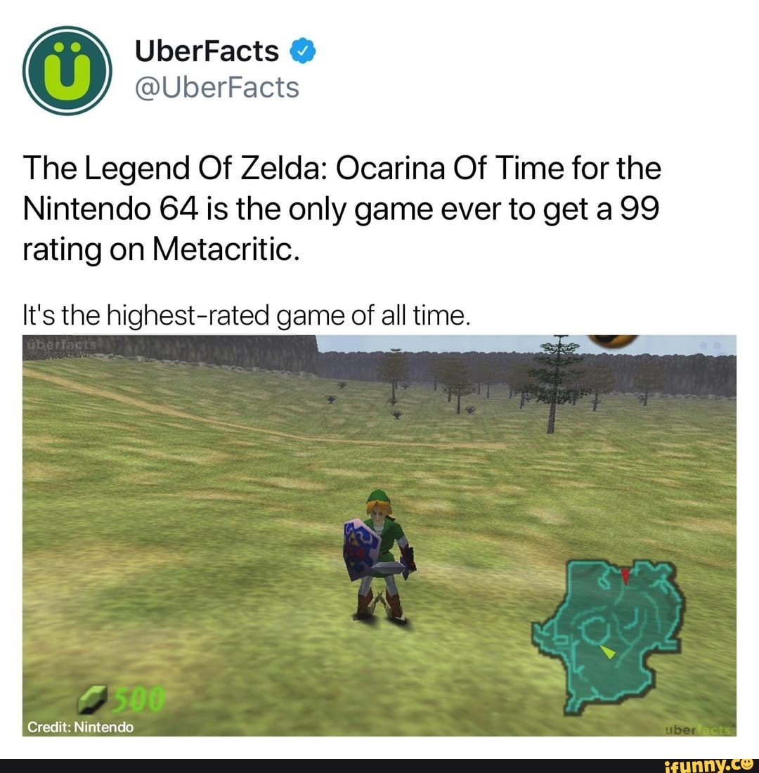 UberFacts @UberFacts The Legend Of Zelda: Ocarina Of Time for the