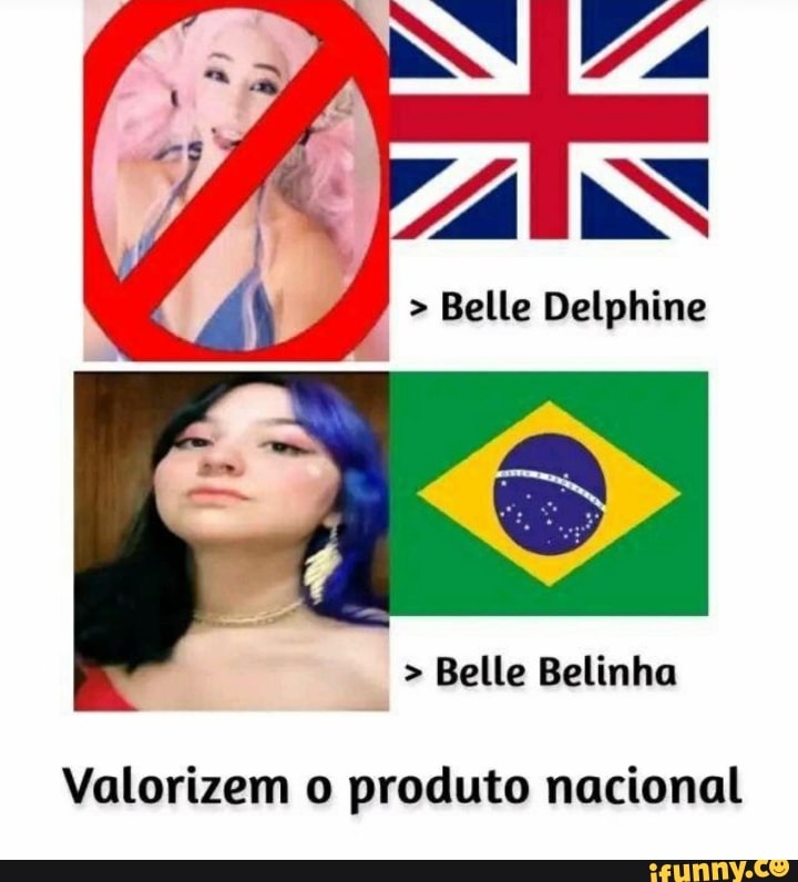 Belle delphine ta diferente Kkkk - Kkkk - iFunny Brazil