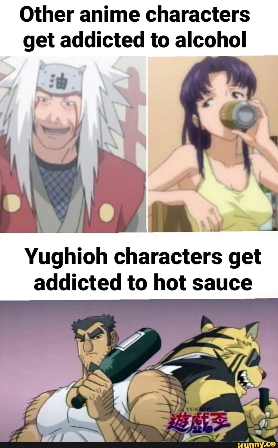 Anime meme with spicy sauce 