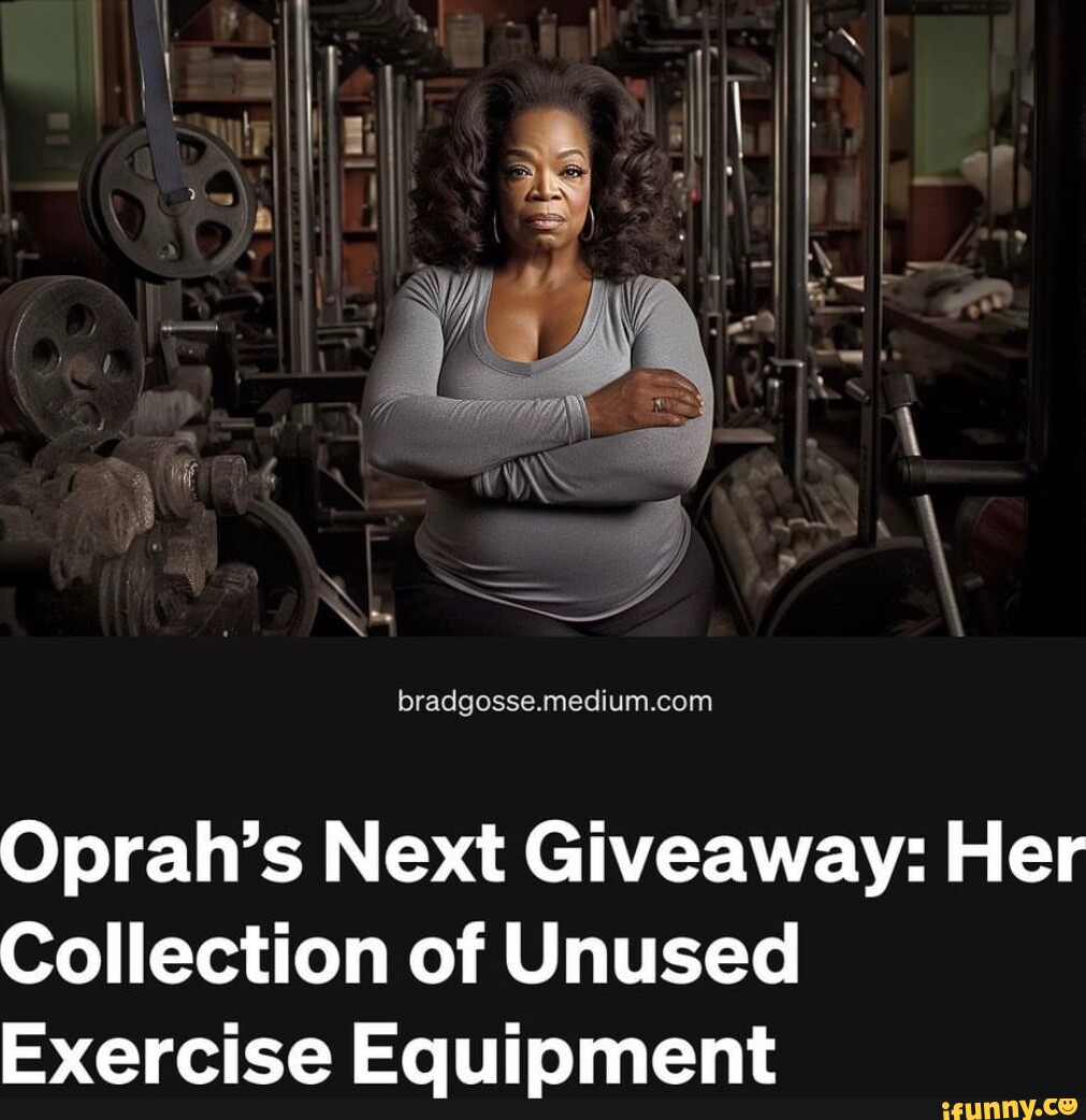 Workout equipment giveaways