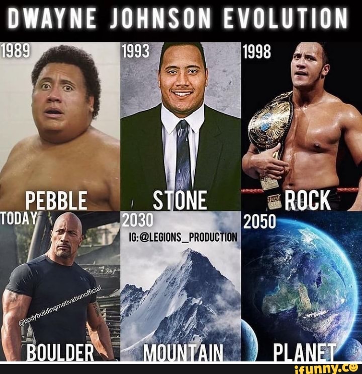Meme Creator/Viewer - Here we see The Rock with his son, The Pebble Find  more funny memes here