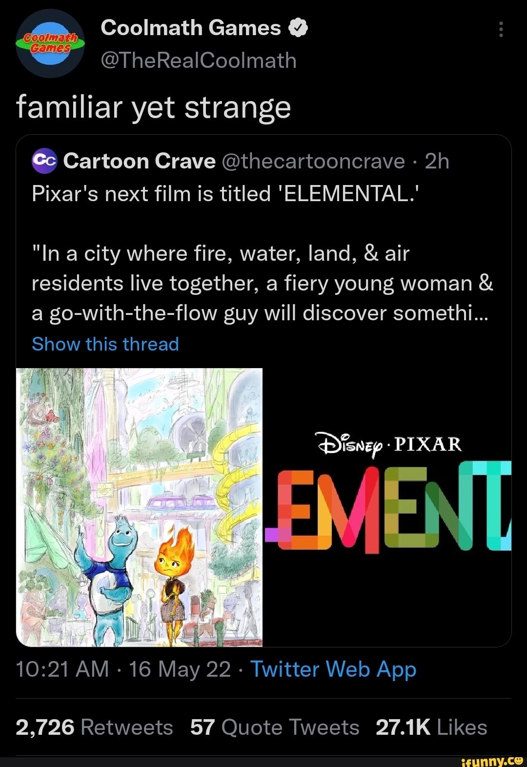 Fireboy & Watergirl Host CoolMath Games Tweet About Disney