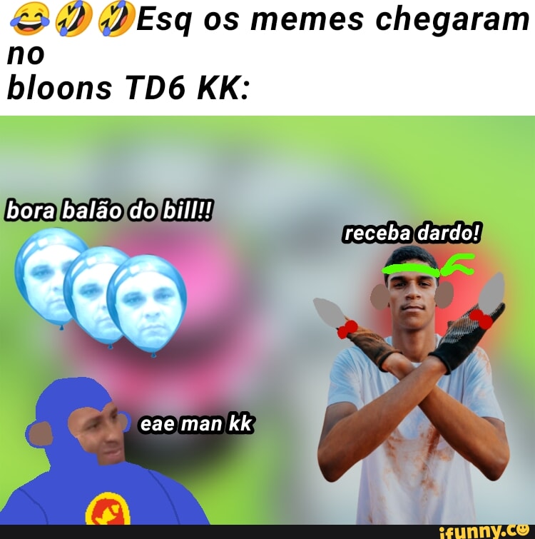 MACACO APÓS VER UM PLAYER DE BLOONS TD (ELE val CMC ESTOVRAR BALÃO) -  iFunny Brazil