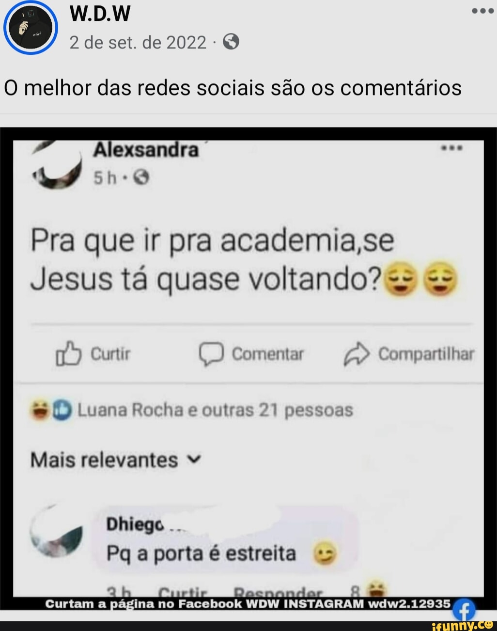 2 páginas de carreira para seguir nas redes sociais