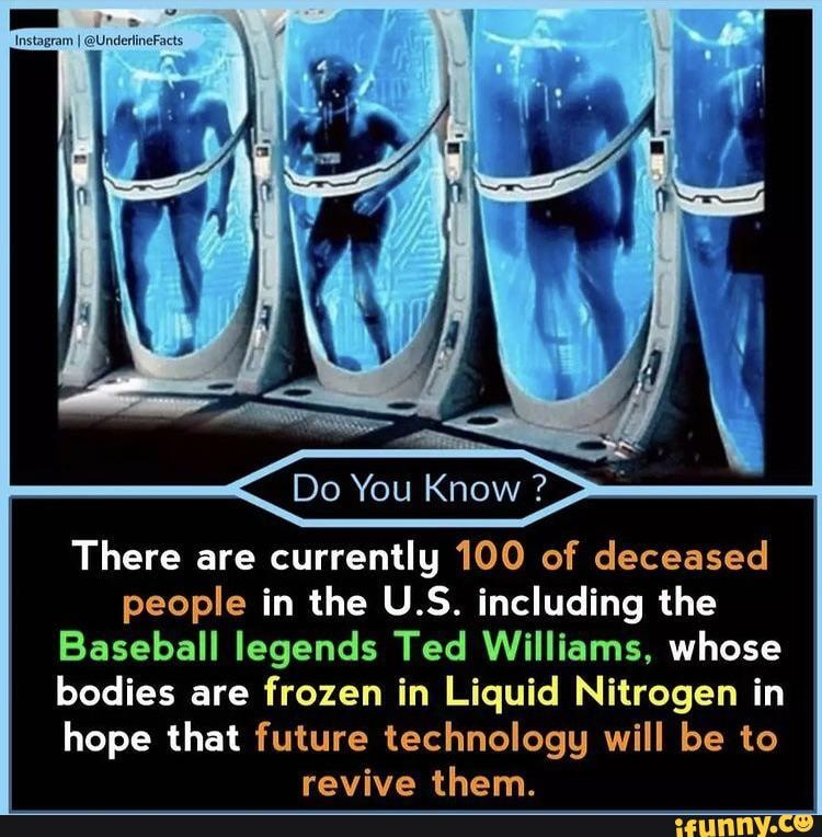 Was Ted Williams Frozen?