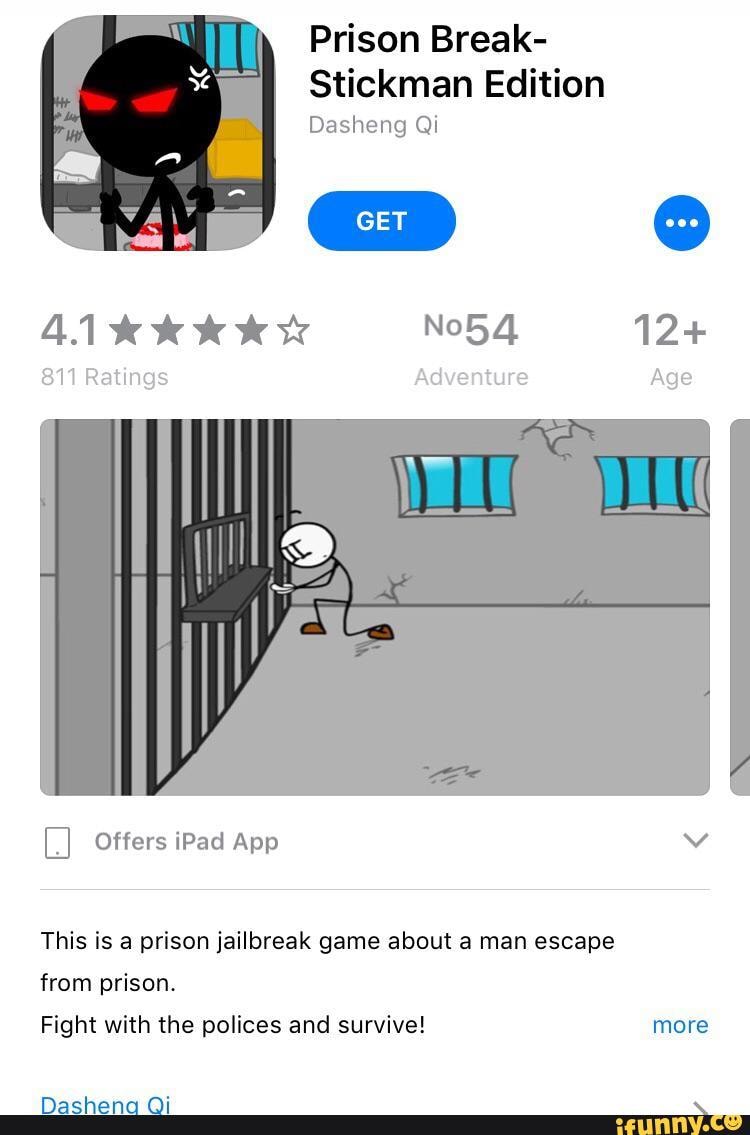 Ah yes, Prison Break: Stickman Story. : r/crappyoffbrands