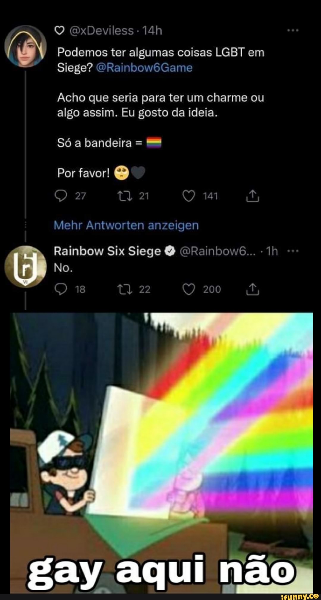 Bandeira gay  Memes hilários, Lgbtq, Foto e video