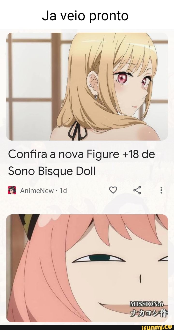 Sono Bisque Doll em primeiro no TOP 10 Animes da semana - AnimeNew