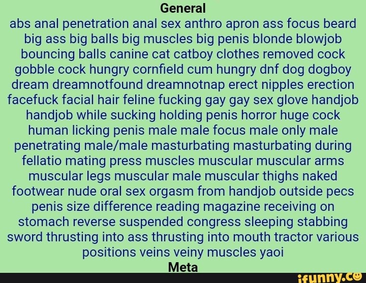 General Abs Anal Penetration Anal Sex Anthro Apron Ass Focus Beard Big Ass Big Balls Big Muscles