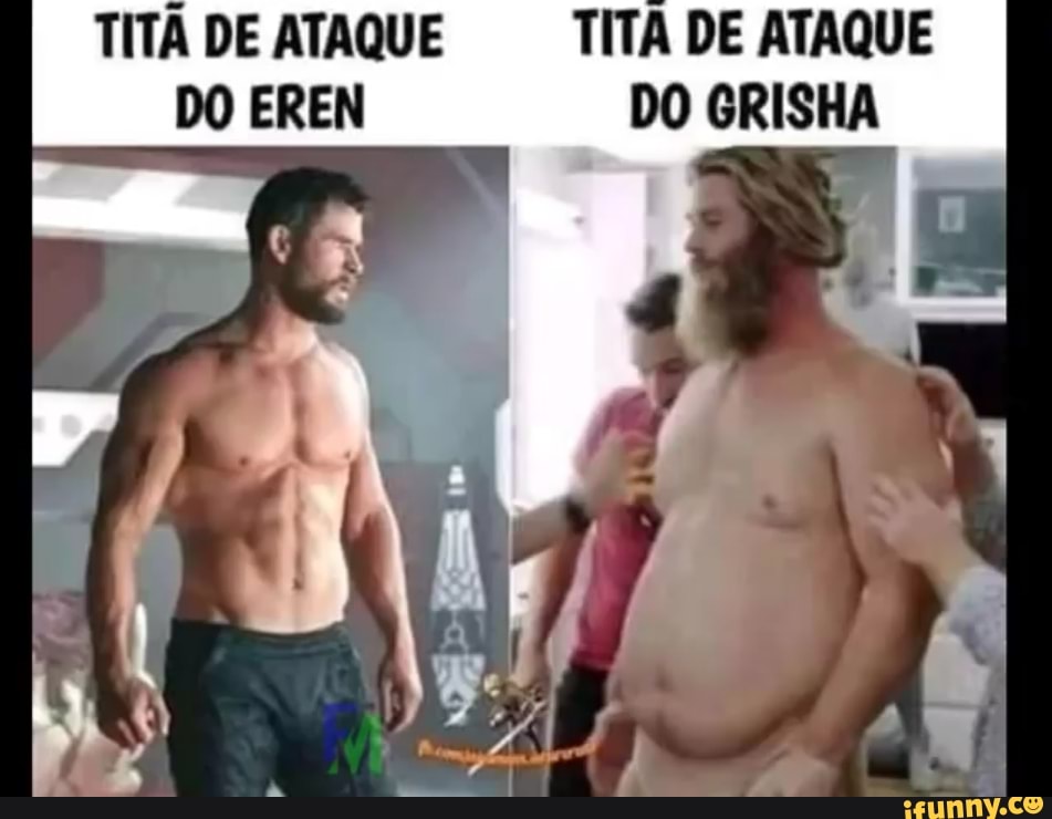 HAHAHAHAHAHA EREN HAHAHHA HAHAHAHAHA AHAHAHA UAU, MAIS UM MEME DE ATAQUE  DOS TITÃS - iFunny Brazil