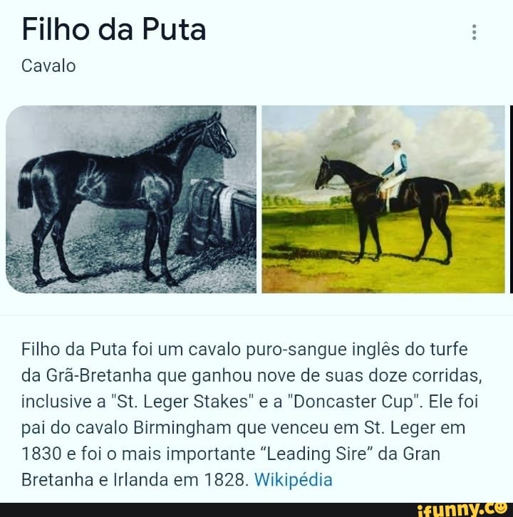 FILHO DA PUTA!!