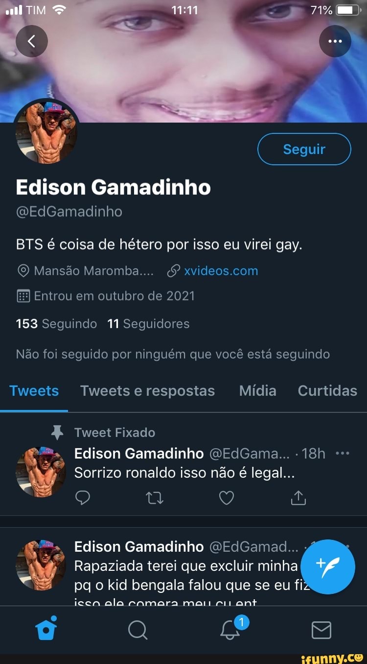 Tim Edison Gamadinho (QEdGamadinho Seguir BTS é coisa de hétero por isso eu  virei gay. Mansão