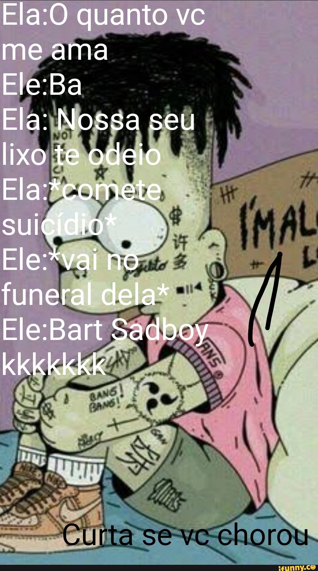 Bart Sad Boy