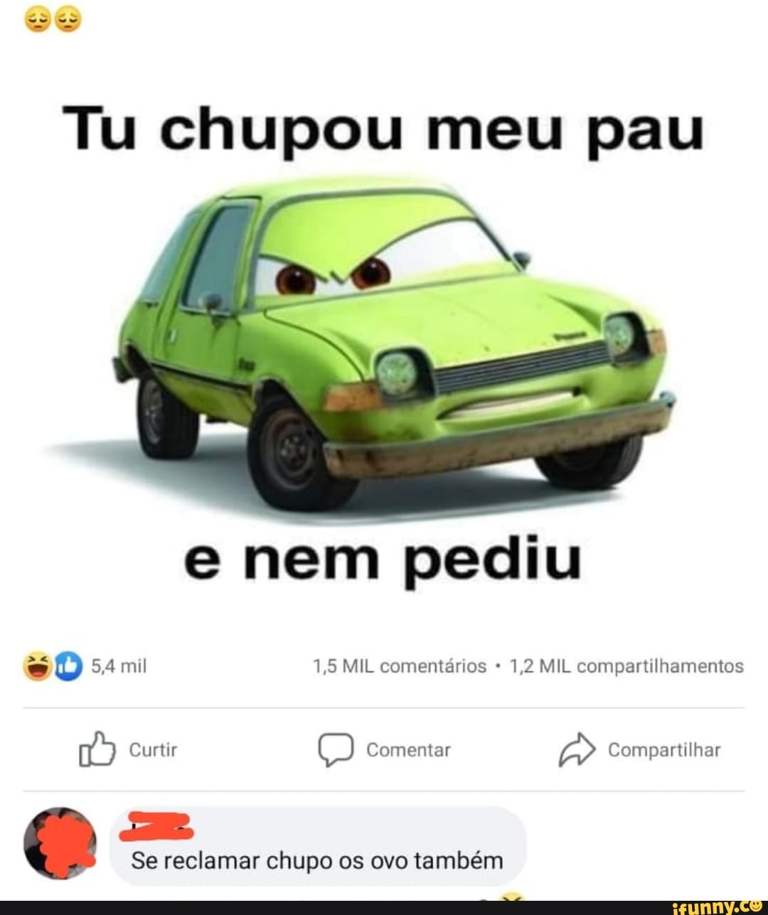 4 semanas atrás Meo pau ta duru - iFunny Brazil