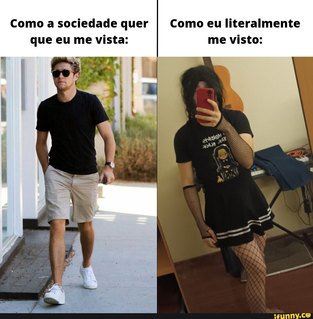 Que os jogos comecem! Você só pode vestir um desses estilos no RG 1: Furry  2: Femboy - iFunny Brazil